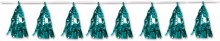 Tassel Garland Turquoise 8ft
