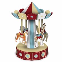 3D Vintage Circus Centerpiece