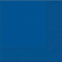 Bright Royal Blue Beverage Napkins 40ct