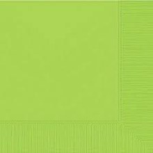 Solid Kiwi Green Beverage Napkins ~ 40 Pack