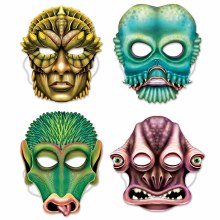 Masks Alien Paper 4pk