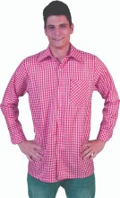 Checkered Shirt Pink/White L