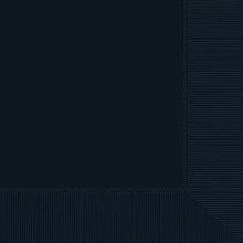 Jet Black Beverage Napkins