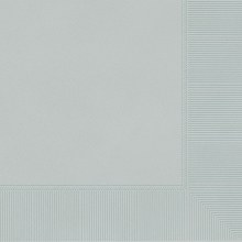 Silver Beverage Napkins
