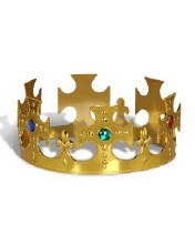 Crown Gold Adjustable Plastic