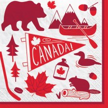 Canadian Pride Beverage Napkins 30ct