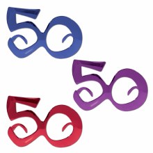 Glasses "50" Fanci Frames (1 pc)