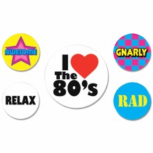 Buttons Totally 80's Party