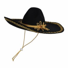Sombrero Felt Gold Trim