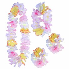 Paradise Floral Lei Set 4ct
