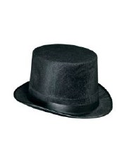 Hat Top Black Velvet