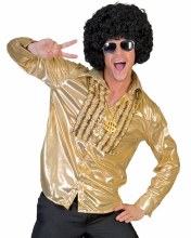 Disco Shirt Sat Night Gold M