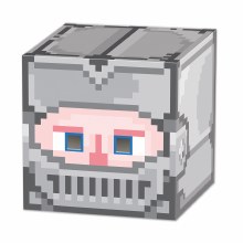 8-BIT Knight Mask And Vest