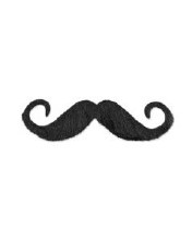 Mustache Handlebar Black