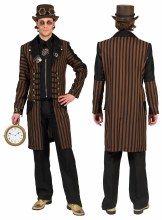 Steampunk Man Coat L