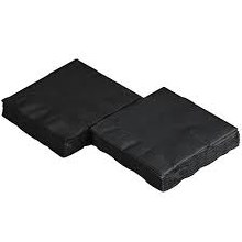 Jet Black Lunch Napkins 50ct