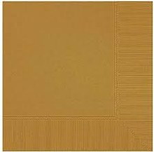 Lunch Napkins Gold