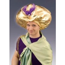Hat Turban Giant Gold