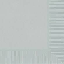 Silver Luncheon Napkins 40ct