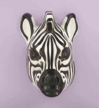 Mask Zebra Plastic