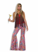 Wild Swirl Bell Bottom Pants