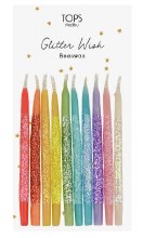 Glitter Beeswax Candles Rainbow