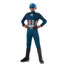 Captain America Dlx Child Lg