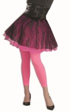 Footless Tights Hot Pink