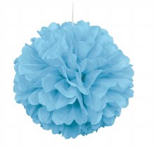 Puff Decor 16" Lt Blue