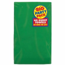 Festive Green Guest Towels 40ct