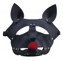Pleather Pup Mask
