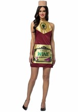 Wine Dress Adlt 4-10