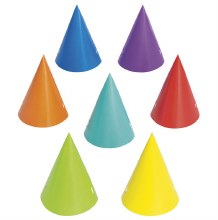 Hats Cone Birthday Mini Asst
