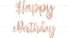 HB Banner Script Rose Gold