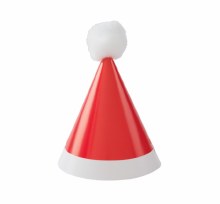 Mini Pom Pom Santa Hat 8ct
