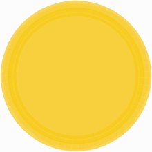 Yellow Sunshine 7in Paper Plates 20ct