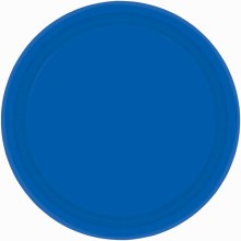 Bright Royal Blue 7in Paper Plates 20ct