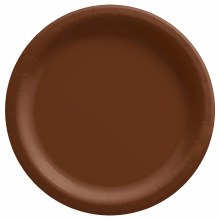 Chocolate Brown 6.75" Plates