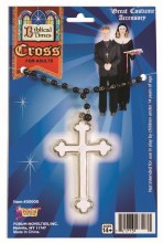 Necklace Cross White