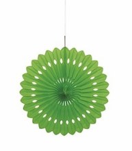 Decorative Fan 16" Lime