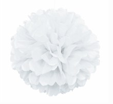 Puff Decor 16" White