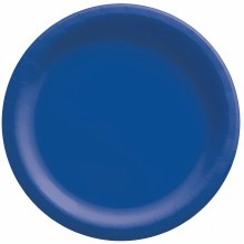 Bright Royal Blue 9in Paper Plates 20ct