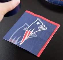 NFL Patriots Bev Napkins