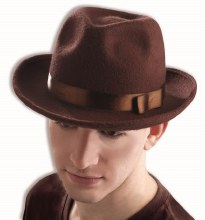 Hat Fedora DLX Brown