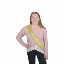 Sash Sweet 16 Gold Glit