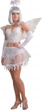 Small Feather Angel Wings, White