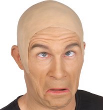 Latex Bald Cap Light Skin