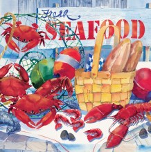 Seafood Celebration ~ Lunch Napkins; 16 pack