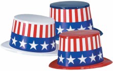 Patriotic Plastic Toppers Asst