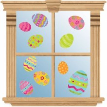 Easter Egg Window Decor